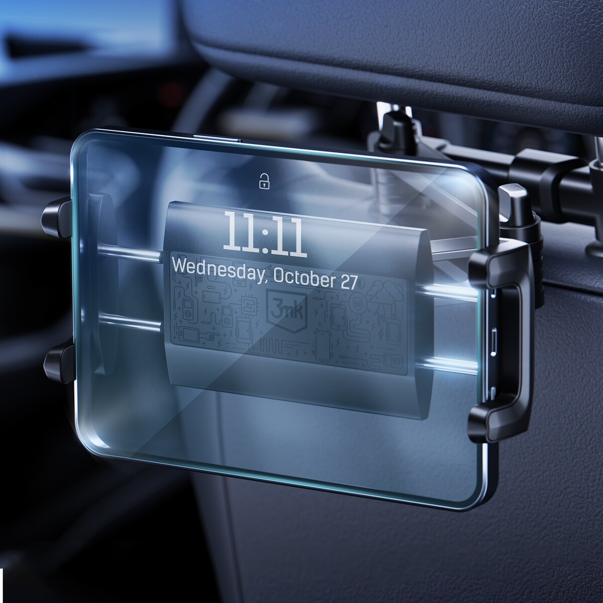 Uchwyt samochodowy na zagłówek 3mk Single Headrest Holder