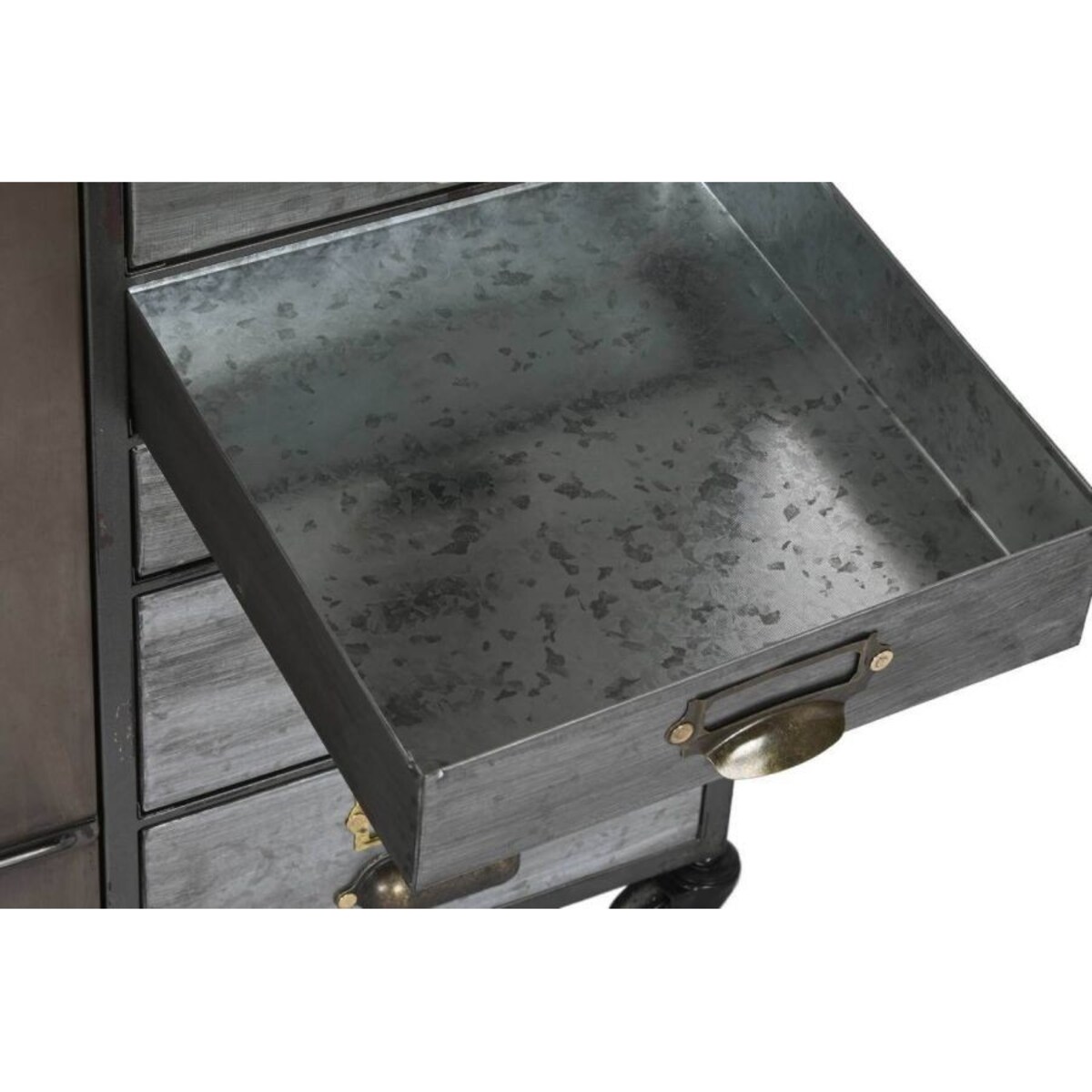 Komoda metalowa loftowa 16 szuflad 123 cm