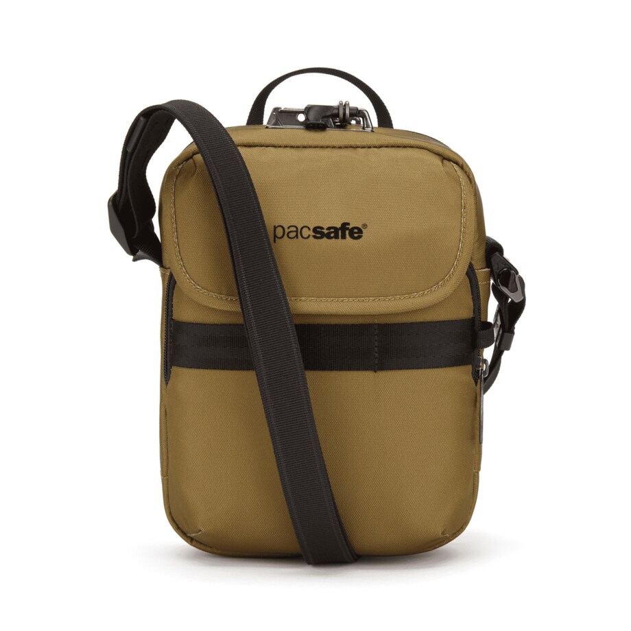 Kompaktowa torba antykradzieżowa na ramię Pacsafe Metrosafe X - brązowa