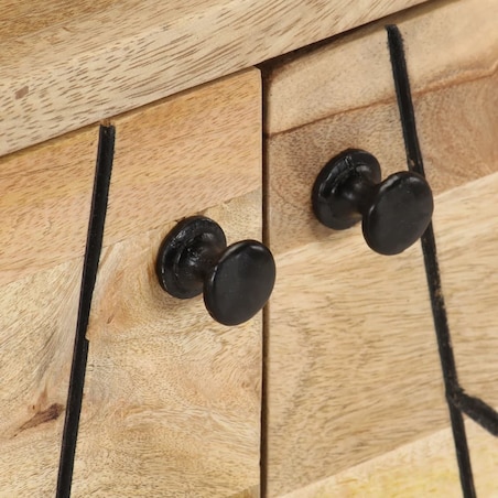 vidaXL Szafka pod telewizor, 110x30x40 cm, lite drewno mango