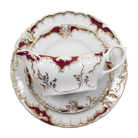 Serwis obiadowy dla 6 osób 25 el. Rococo Purpura 0040