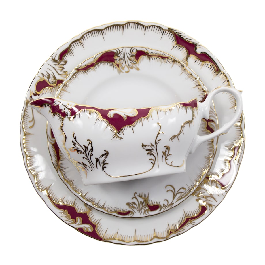 Serwis obiadowy dla 6 osób 25 el. Rococo Purpura 0040