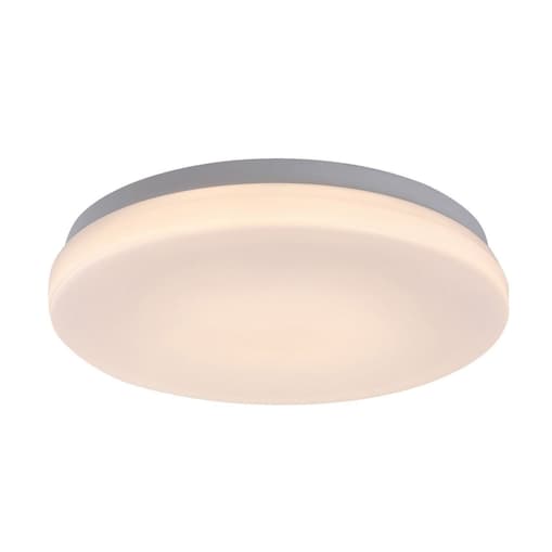 Rabalux LOWAR 77133 lampa sufitowa zewnętrzna LED 12W IP44 750 lm, 3 barwy światła, biała plafoniera na taras