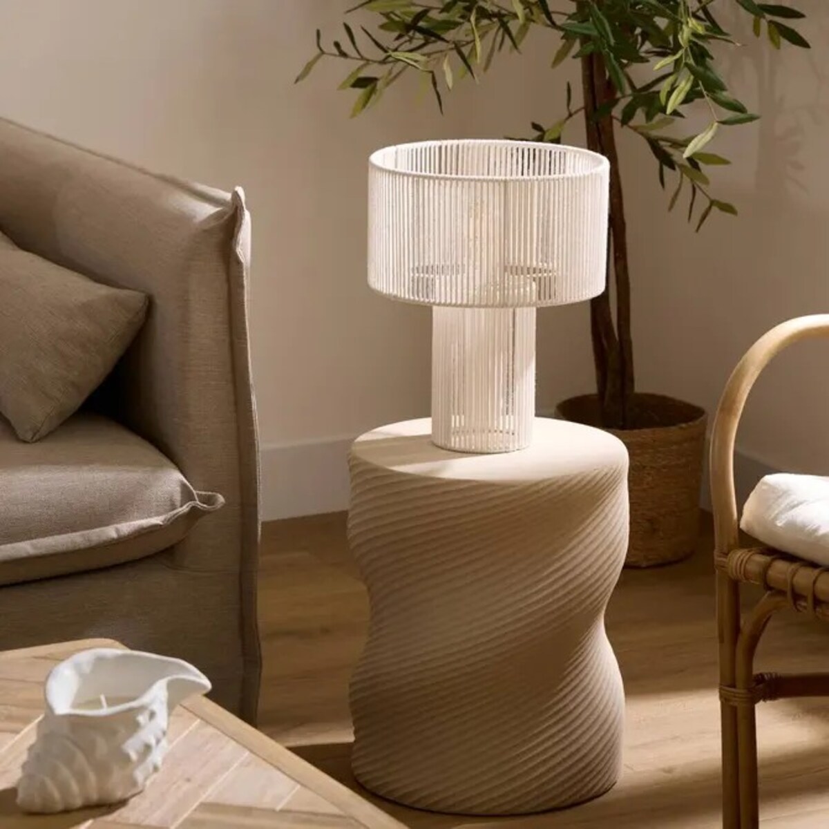 Stolik pomocniczy, boczny, Saddle, 40x33 cm