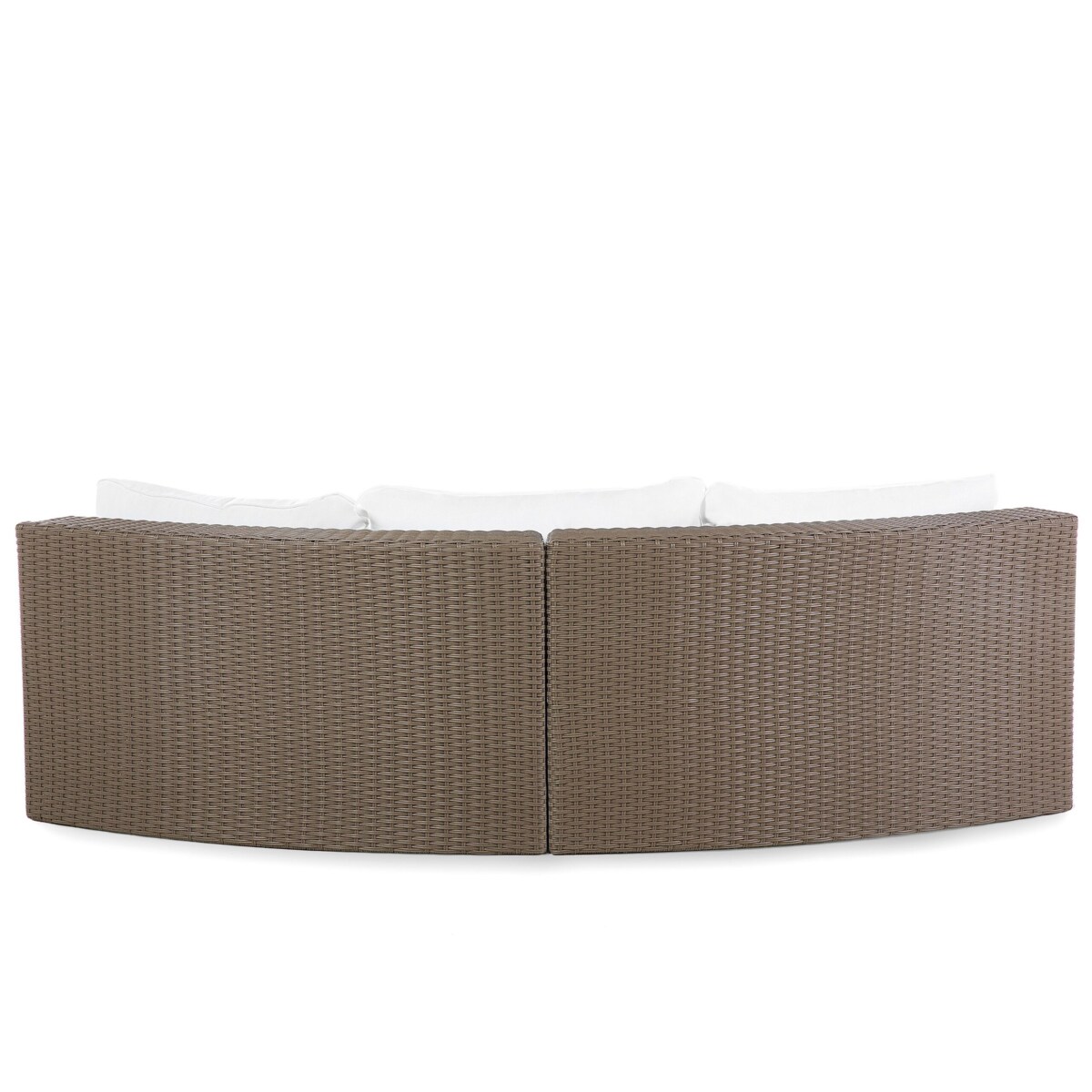 Zestaw ogrodowy z technorattanu 9-osobowy brązowy SEVERO