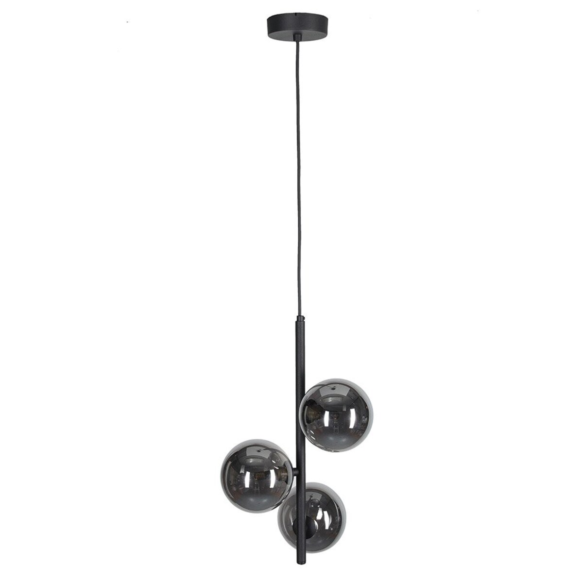 Lampa wisząca TK Lighting ESTERA BLACK 5767 czarna 3xG9 metalowa regulowana do salonu i jadalni