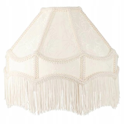 ABAŻUR NA ŻARÓWKĘ KLOSZ DUŻY 30cm E27 E14 DO LAMPY STOJĄCEJ WISZĄCEJ BIAŁY