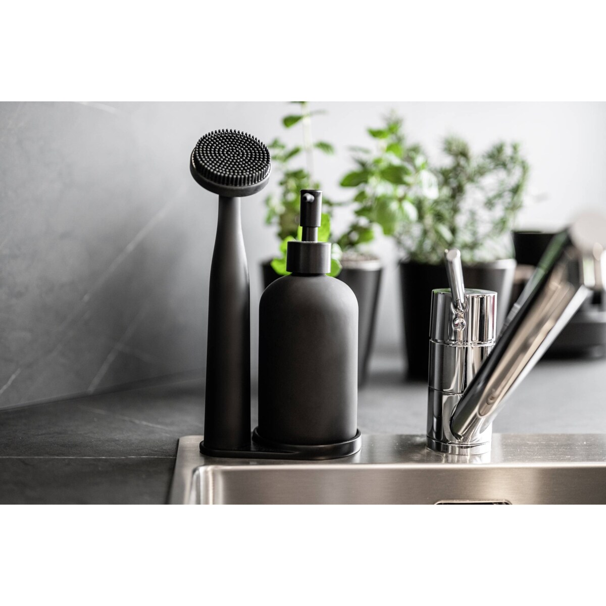 Zestaw kuchenny, dozownik 400 ml i szczotka, Piedo, WENKO