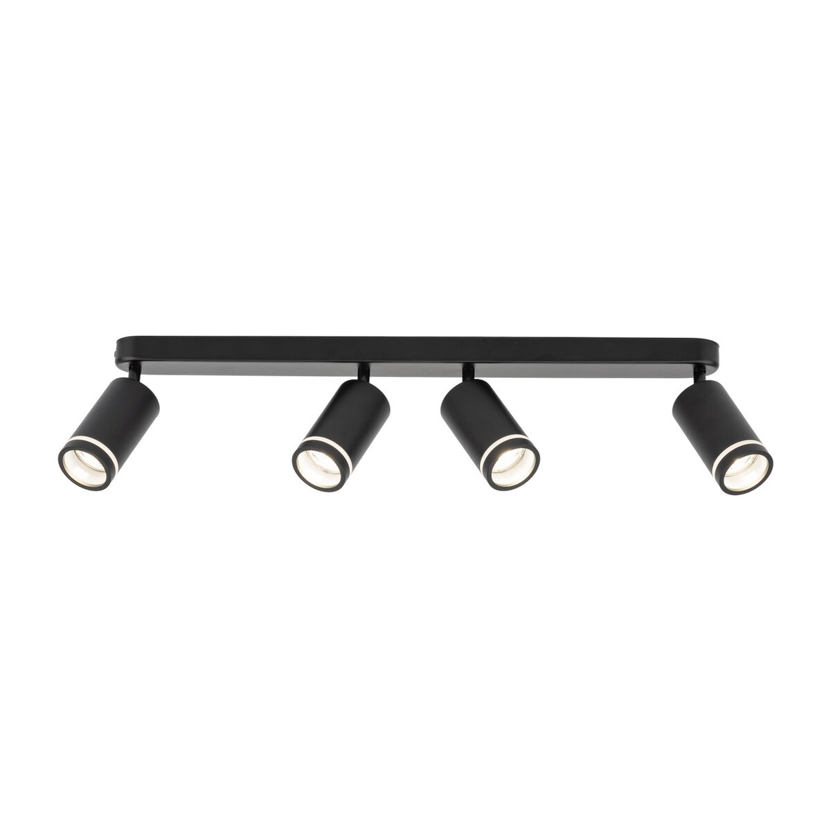 Lampa sufitowa spot 4xGU10 JET BLACK 6916 czarna TK Lighting ruchome reflektory plafon do salonu kuchni