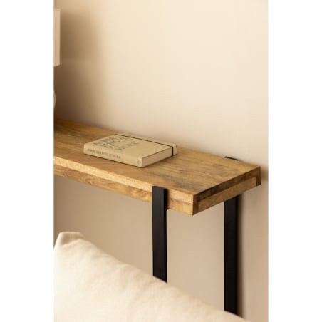 Konsola drewna mango i stali Kiren 120 cm