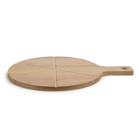 Livoo Zestaw do krojenia pizzy, 30 cm, drewniany