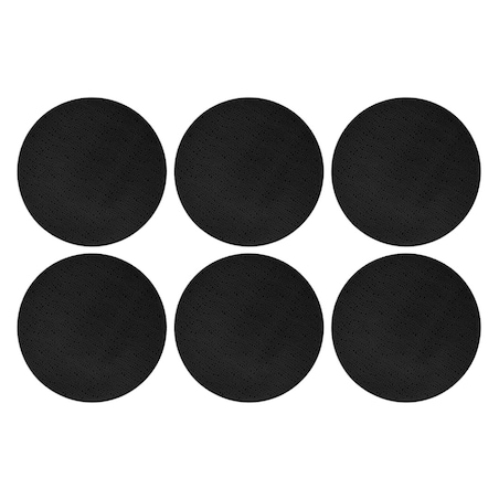 SELTMANN LIFE FASHION GLAMOROUS BLACK Zestaw 6 talerzy obiadowych 28 cm