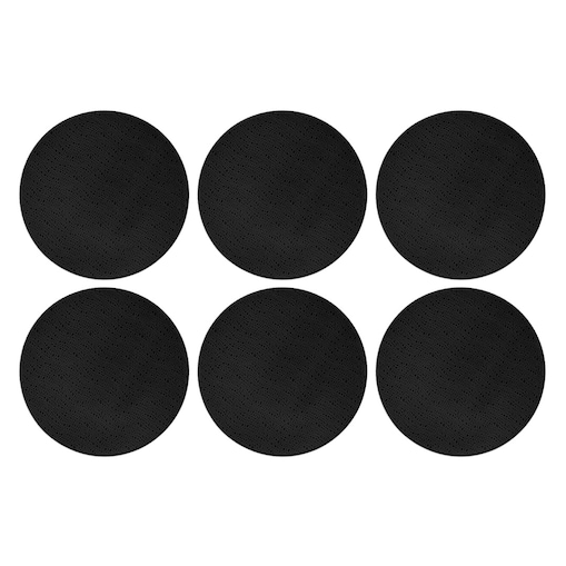 SELTMANN LIFE FASHION GLAMOROUS BLACK Zestaw 6 talerzy obiadowych 28 cm