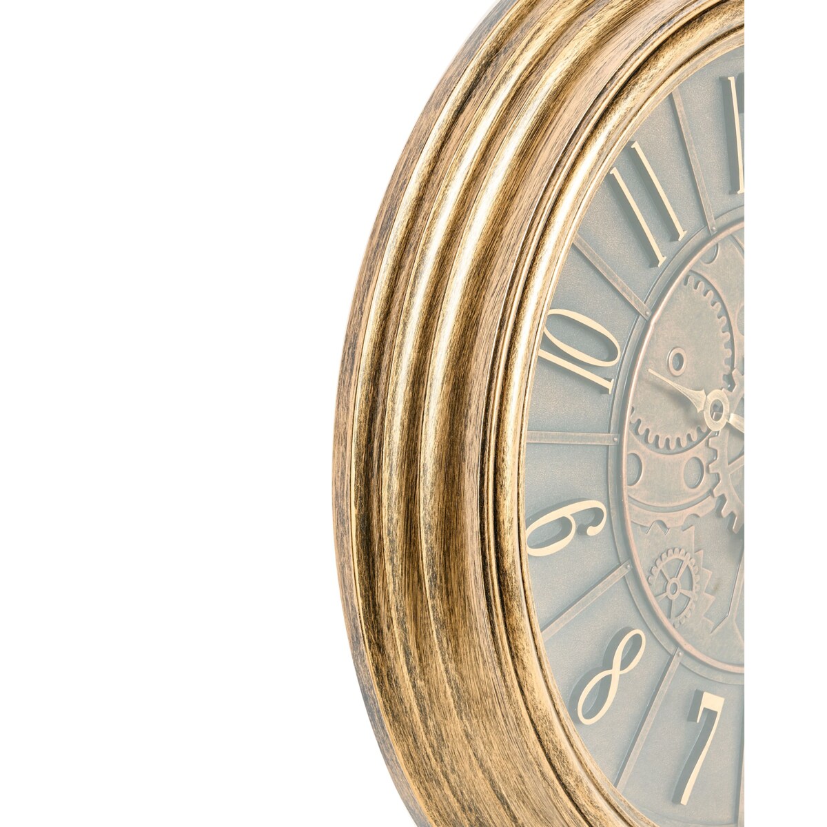 Zegar ścienny CAUDETE 50 cm Złoty