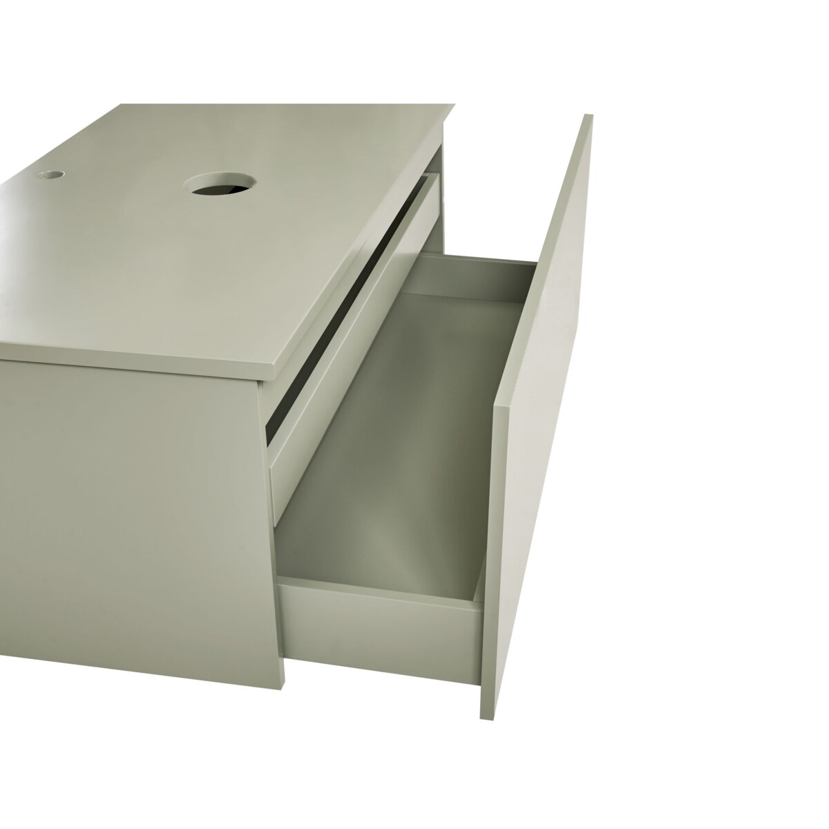 Szafka łazienkowa wisząca 100 x 52 cm zielona ALZIRA