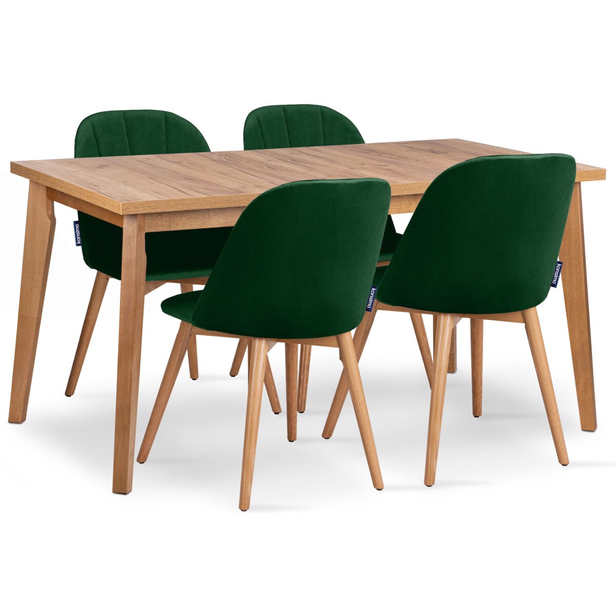 KONSIMO RHENA Stół w skandynawskim stylu rozkładany dąb