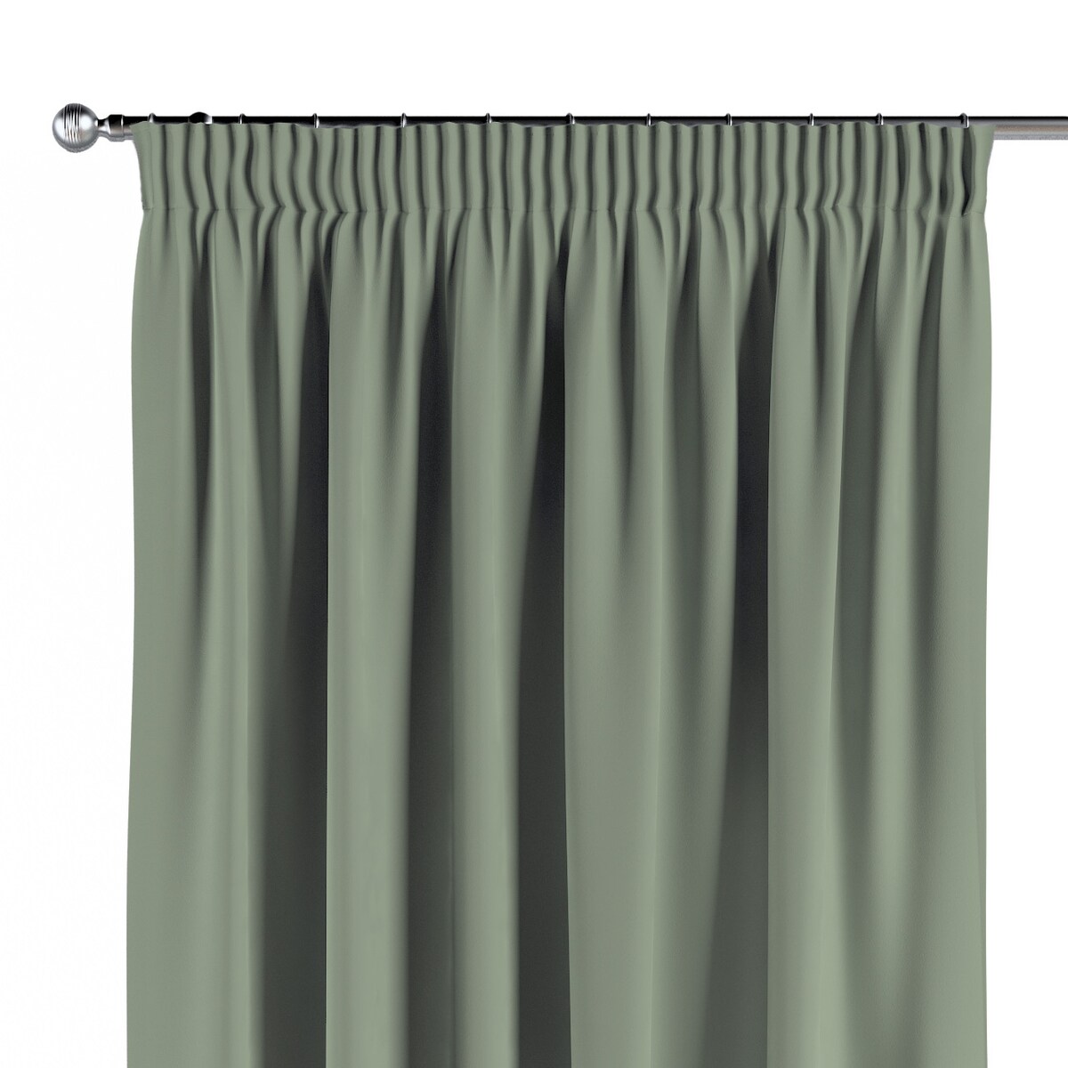 Zasłona na taśmie marszczącej 1 szt. 130x245 szałwiowy