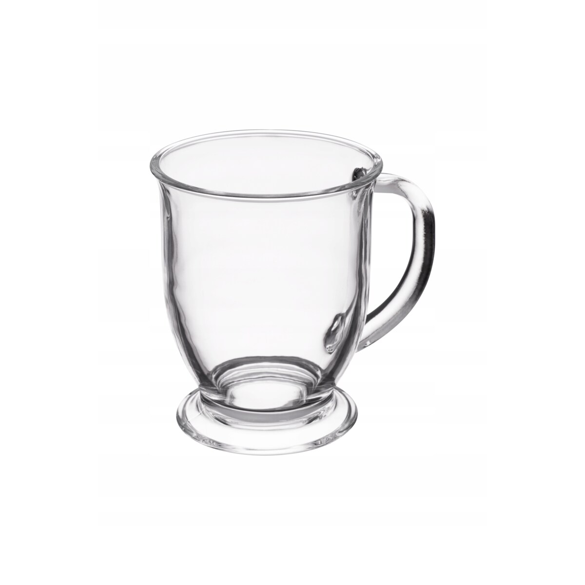 SZKLANKA KUBEK na latte kawę herbatę napoje duży 460 ml na stopce wysoka