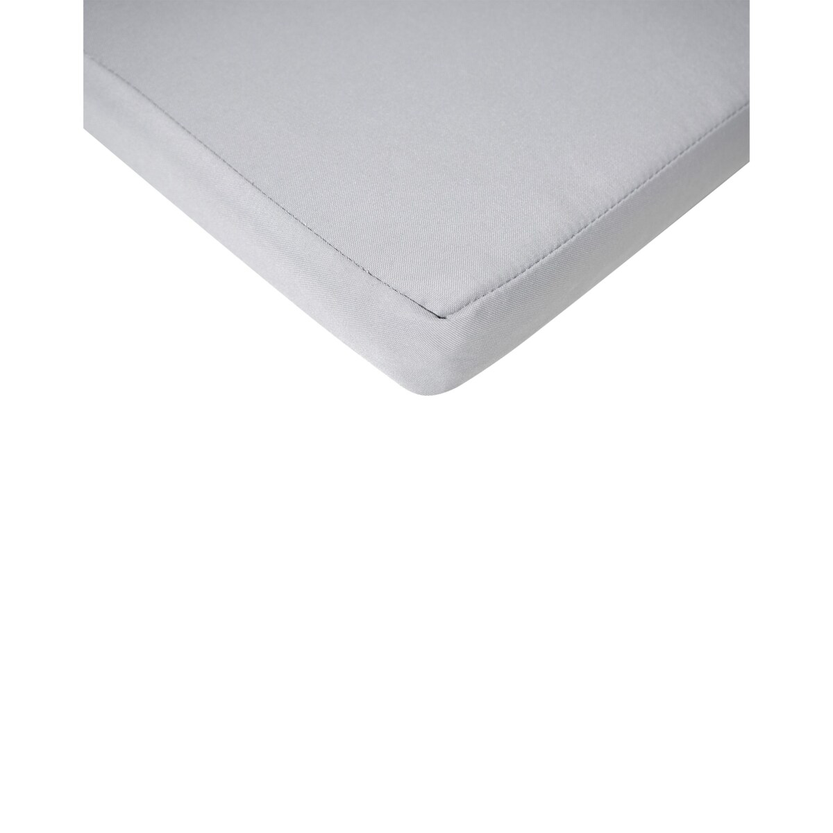 Zestaw 2 krzeseł ogrodowych z poduszkami AMANTEA PREMIUM Drewno akacjowe Jasnoszary