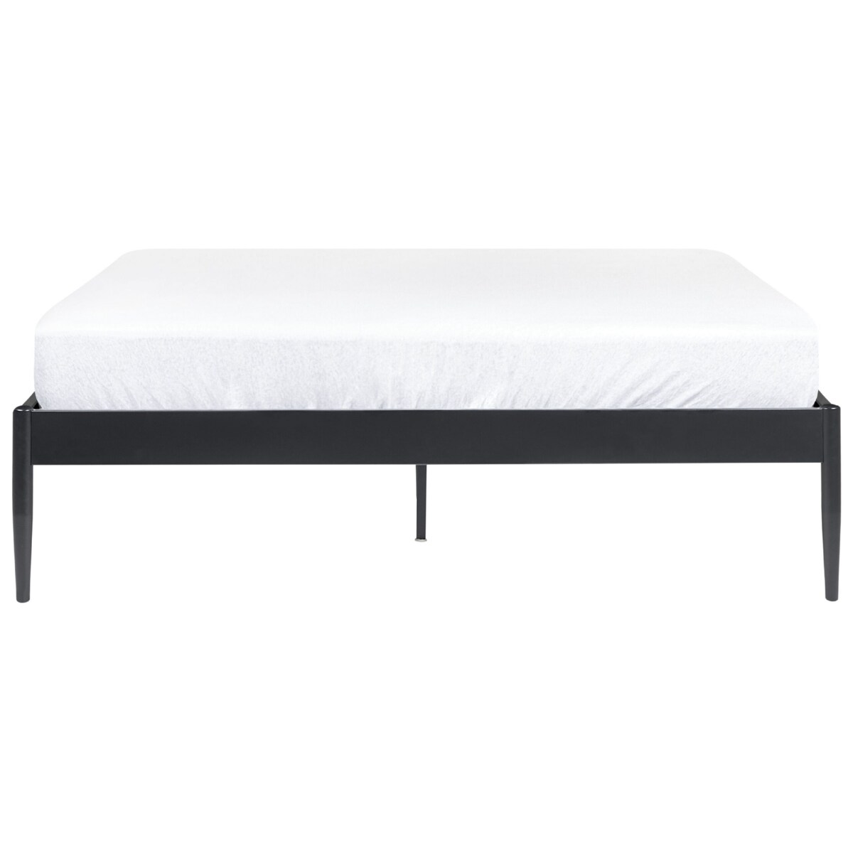 Łóżko metalowe 160 x 200 cm czarne VAURS