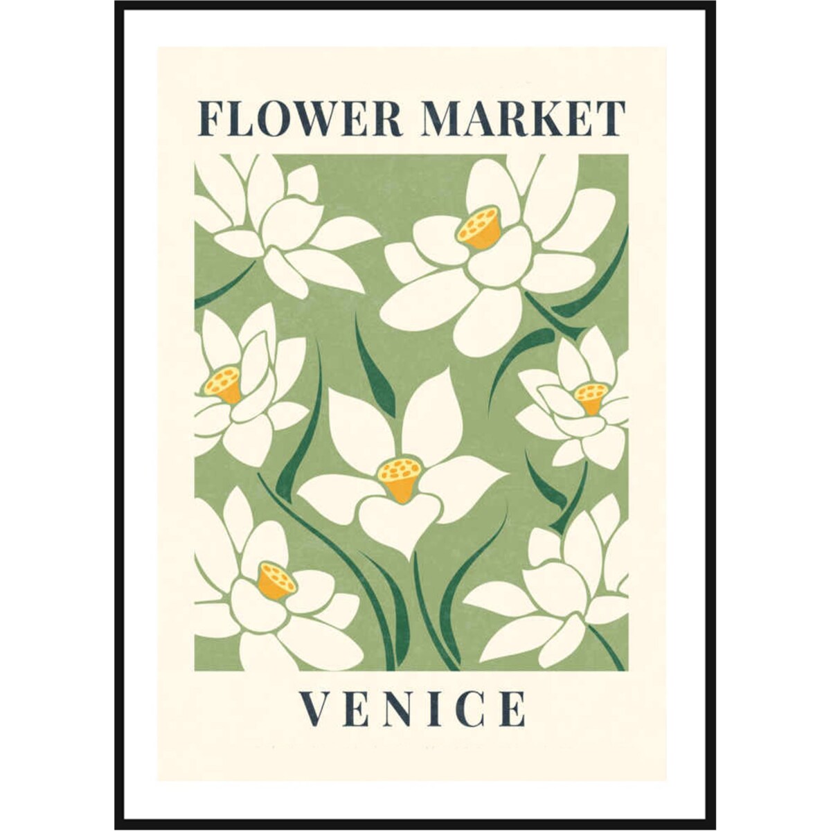 Poster Story, Plakat, Obraz - Flower Market Venice, wymiary 70 x 100 cm