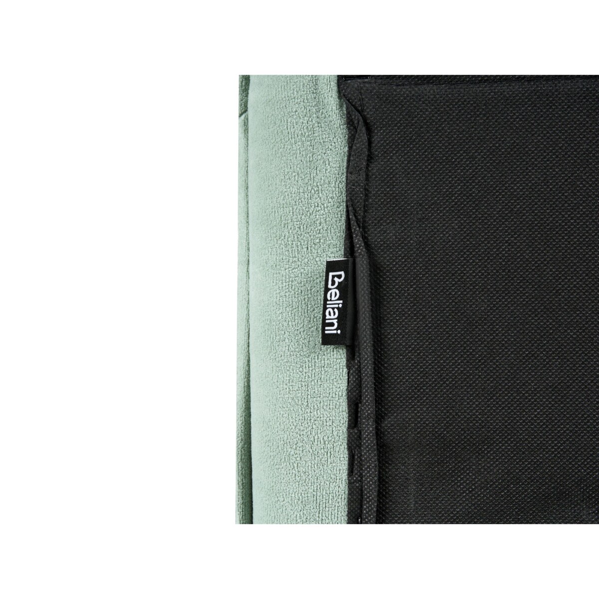 Łóżko wodne Welur BAJONNA 160 x 200 cm Miętowy