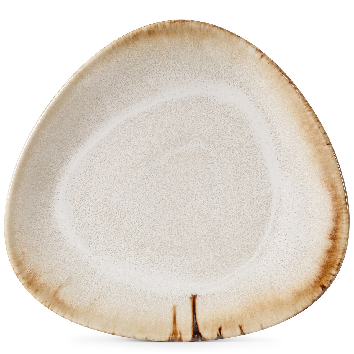 Konsimo PRIMA Talerz deserowy 6 szt., jasnobeżowy