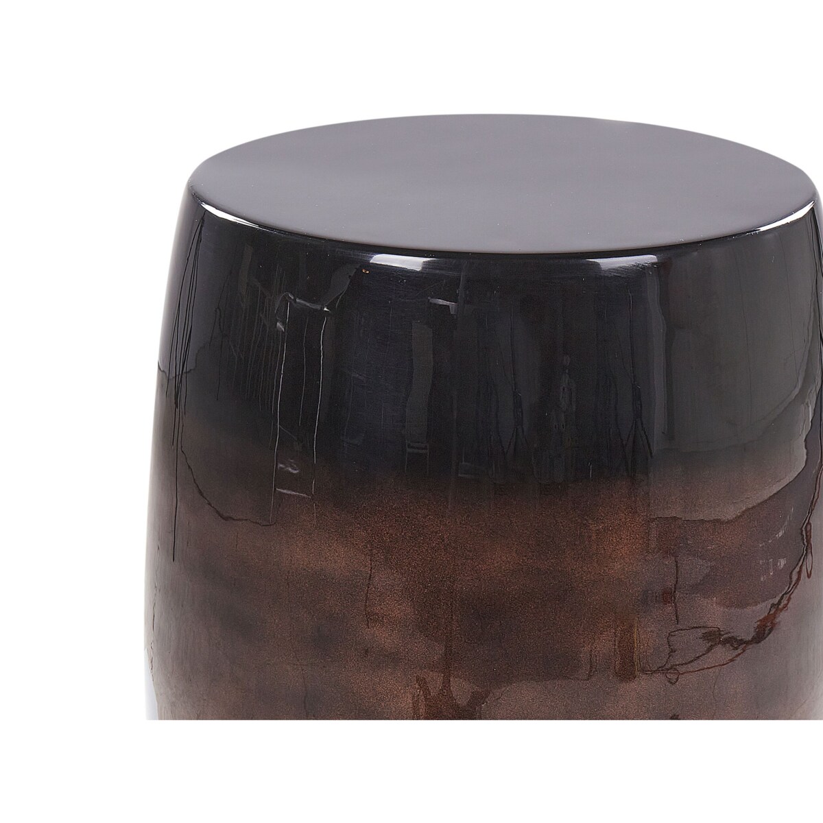 Stolik pomocniczy złoty brąz z czarnym FRAGUITA