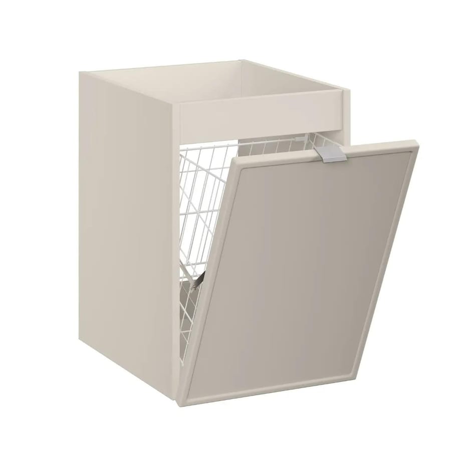 Szafka pod umywalkę nablatową BELLA CASHMERE 60cm kaszmir/dąb artisan - zestaw z blatem 120cm