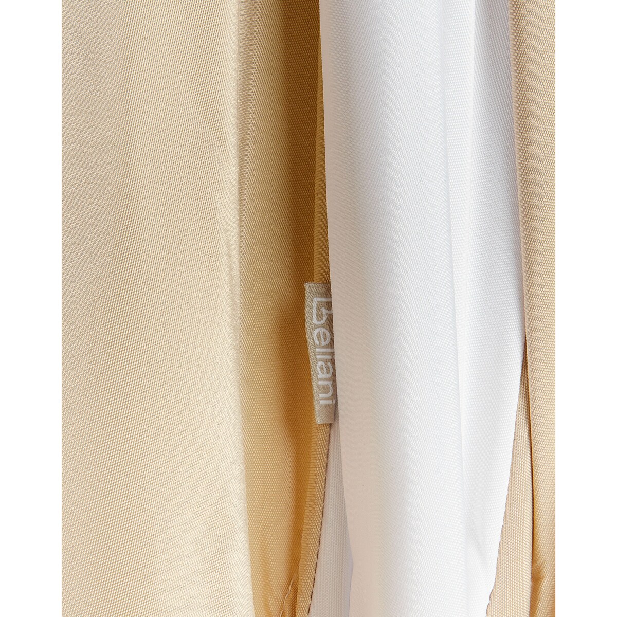 Parasol ogrodowy 245 cm beżowo-biały MINOA