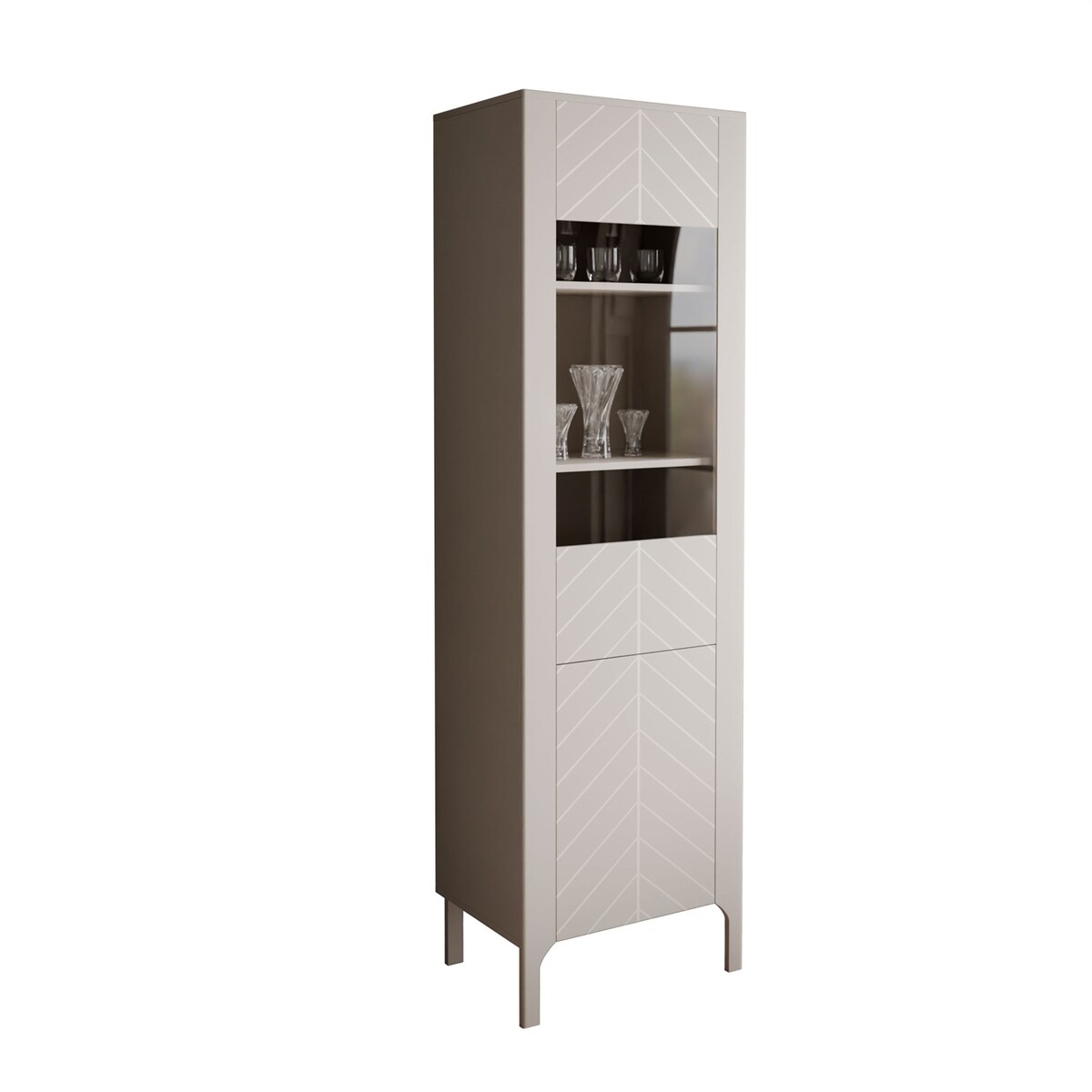 Przeszklona witryna LUMI, kaszmir