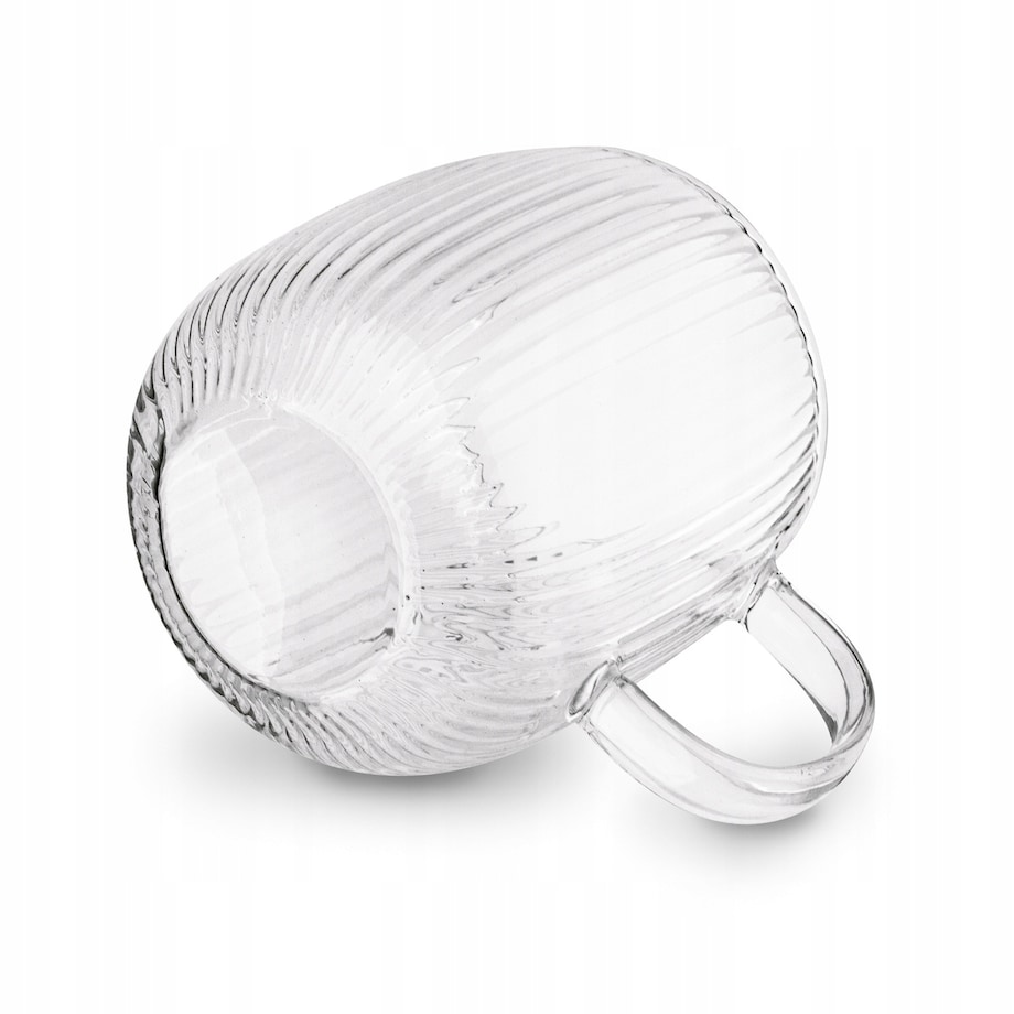 2x SZKLANKA DO KAWY HERBATY 380 ml z uchem na napoje soki wodę cappuccino