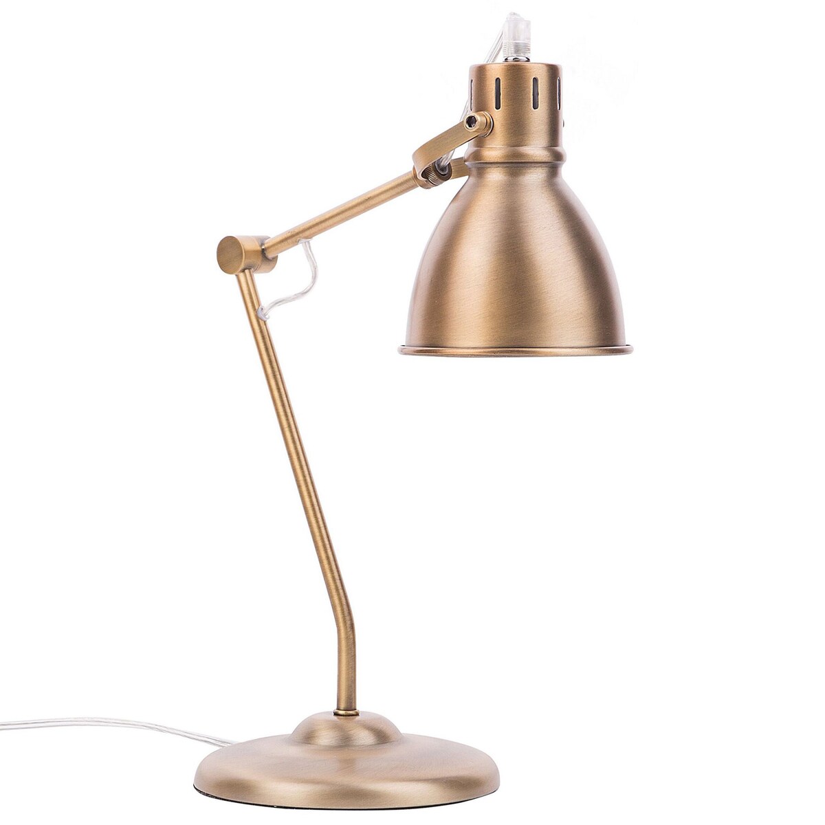 Lampa biurkowa MONSAN Regulowana Metal Mosiężny