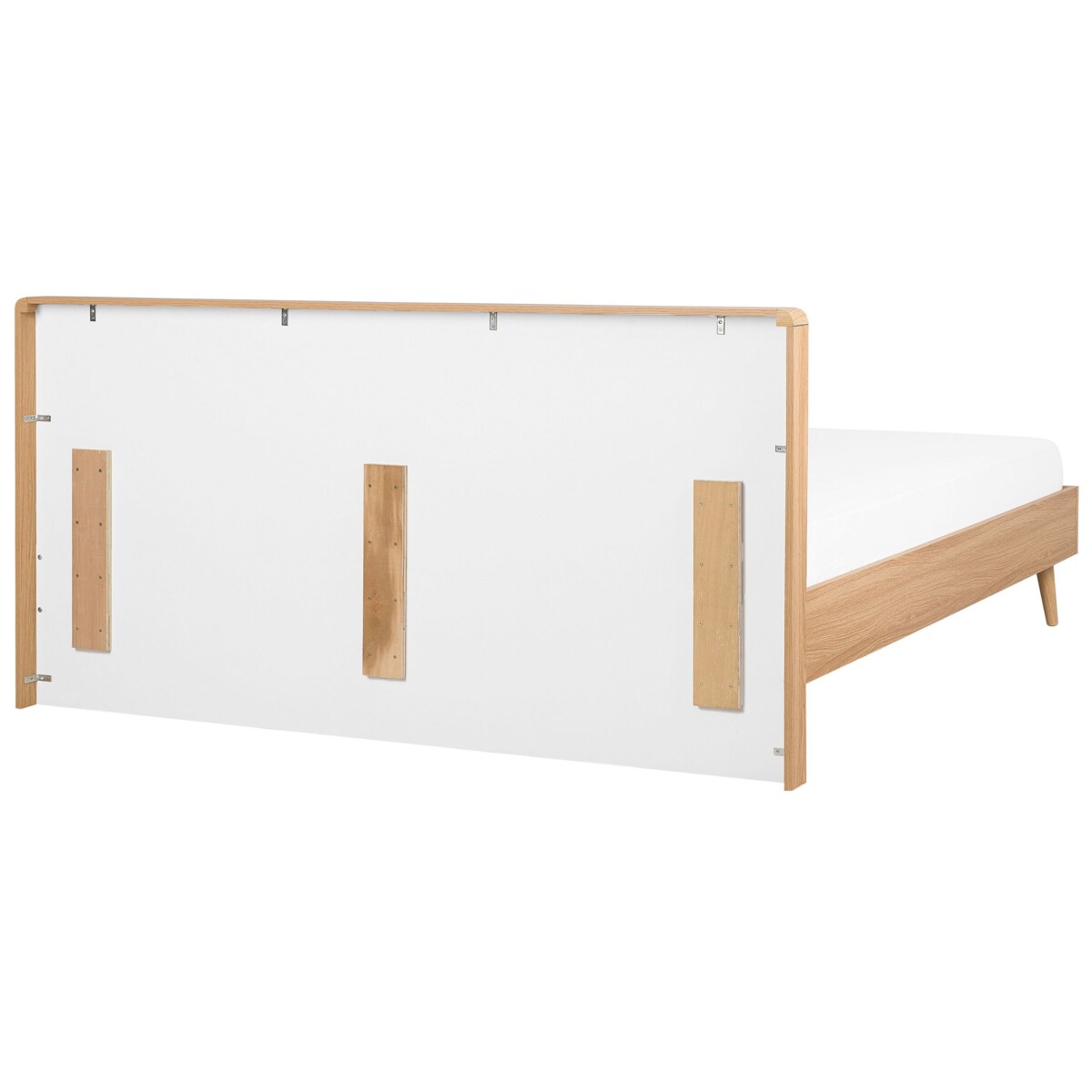 Łóżko 180 x 200 cm jasne drewno SERRIS