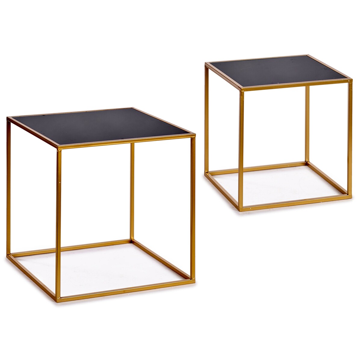 Zestaw stolików kawowych do salonu LUVO, kwadratowych, 2 sztuki