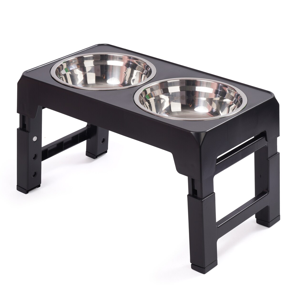 Zestaw Misek Dla Pupila Z Regulacją Wysokości Stal Nierdzewna Woda Karma