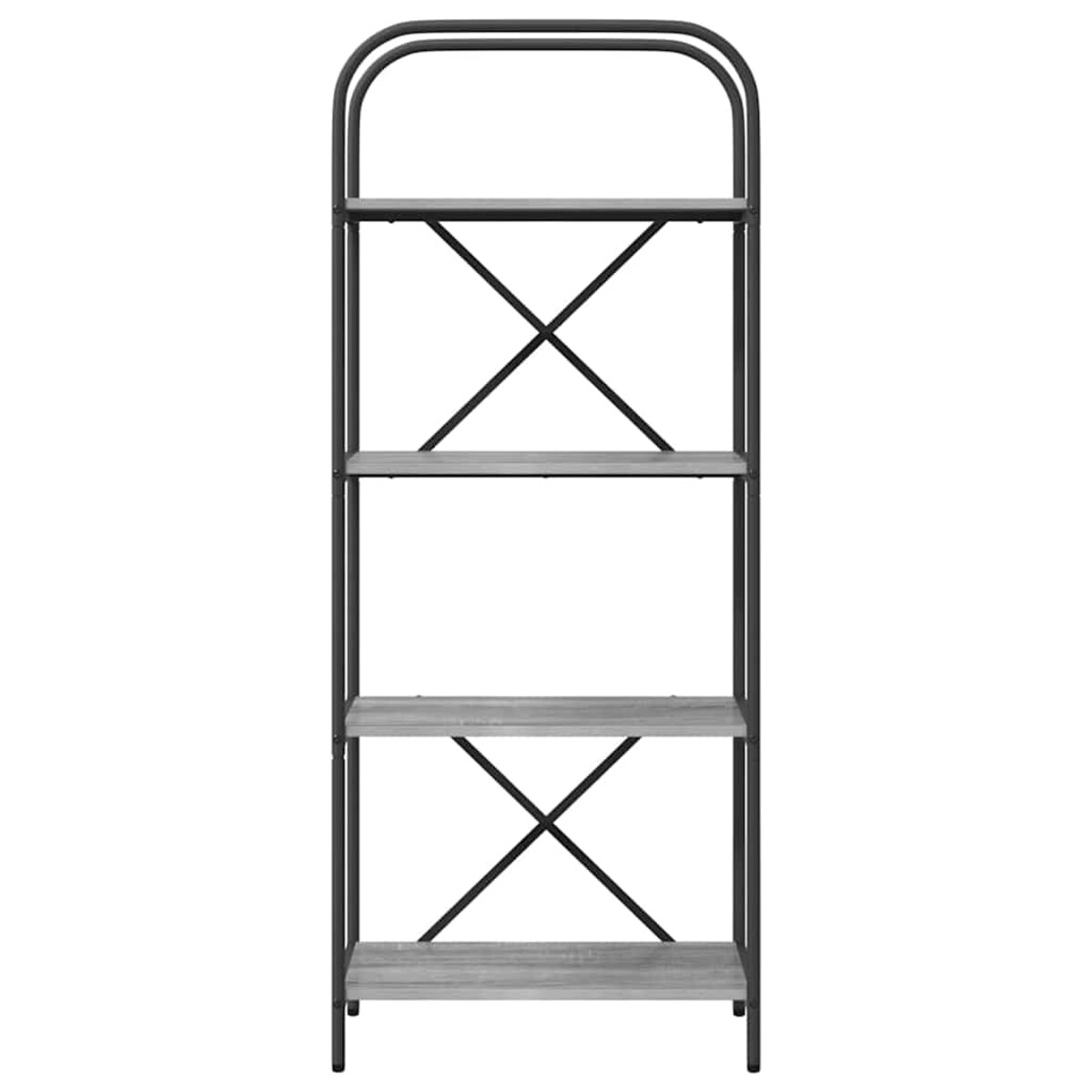 vidaXL Półka na książki Szary dąb sonoma 60 x 30 x 146 cm