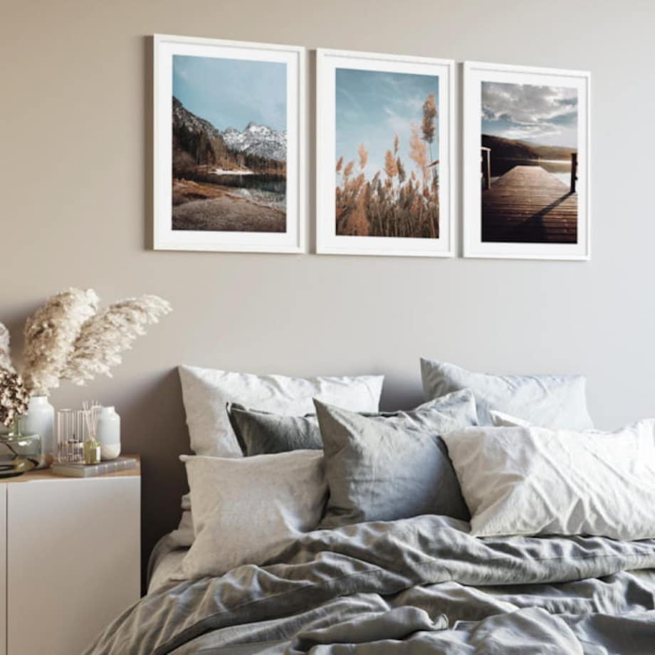 Poster Story, Plakat, Obraz - Drewniany Pomost nad Jeziorem, wymiary 21 x 30 cm