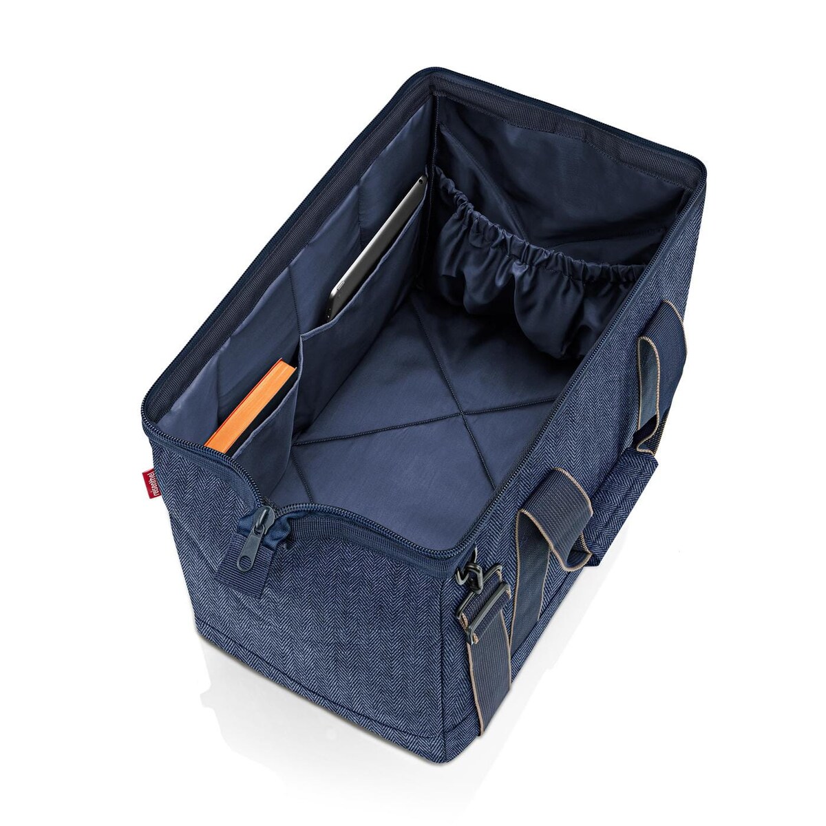Torba ALLROUNDER L, herringbone dark blue