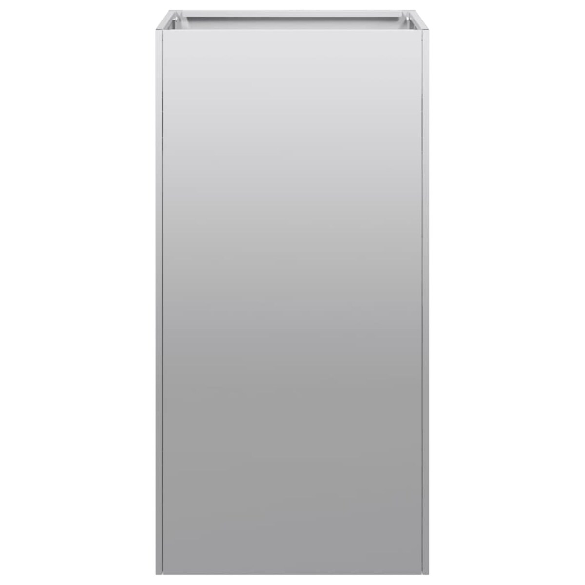 vidaXL Doniczka 40x40x80 cm Stal ocynkowana