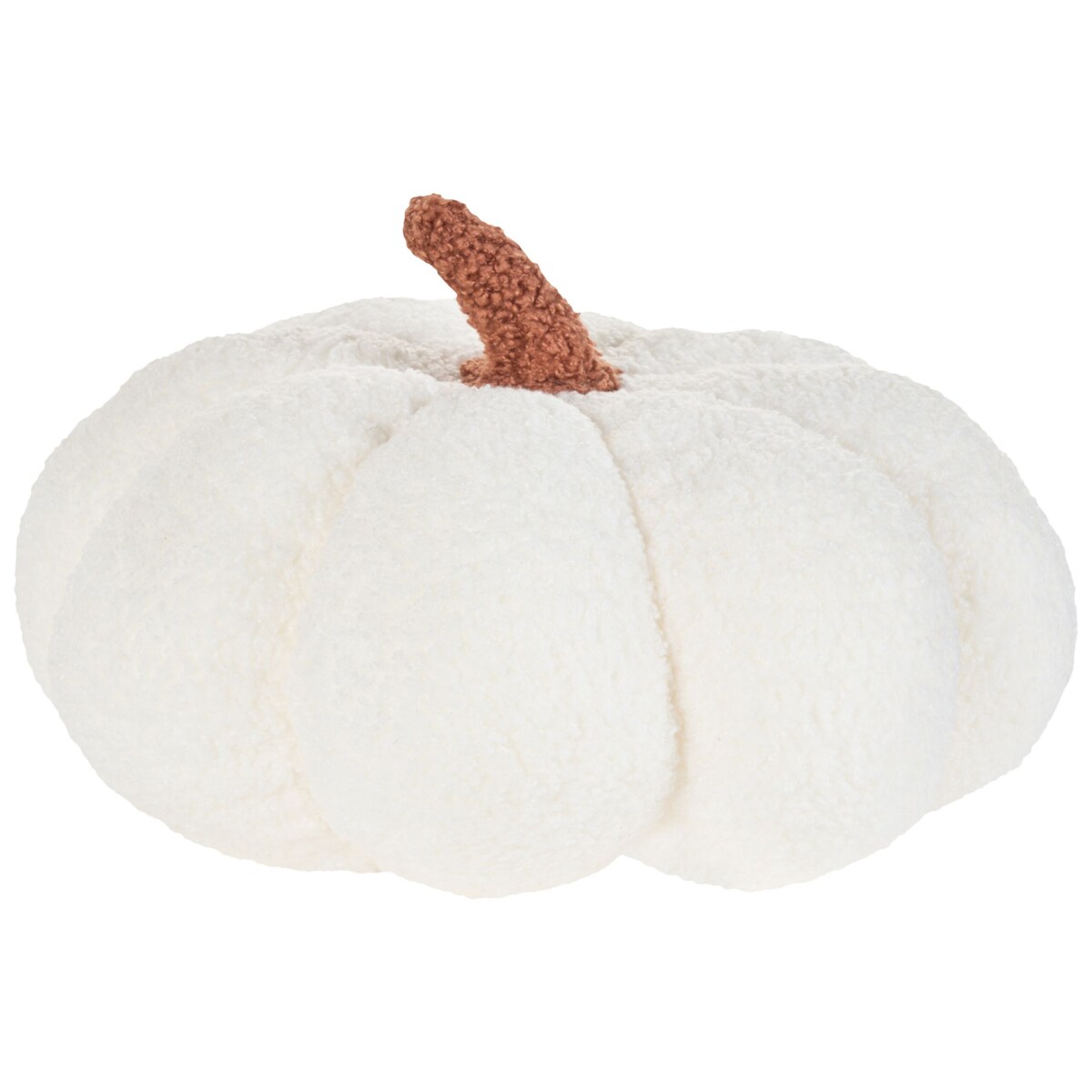 Poduszka dekoracyjna boucle dynia ⌀ 28 cm biała MUNCHKIN