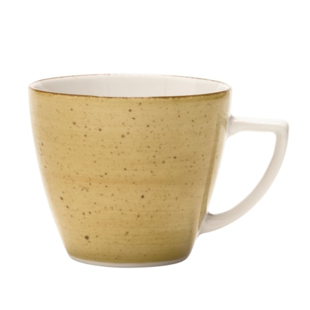 Filiżanka 350 ml ze spodkiem Beata, Dorota żółta LB24 (6630J)