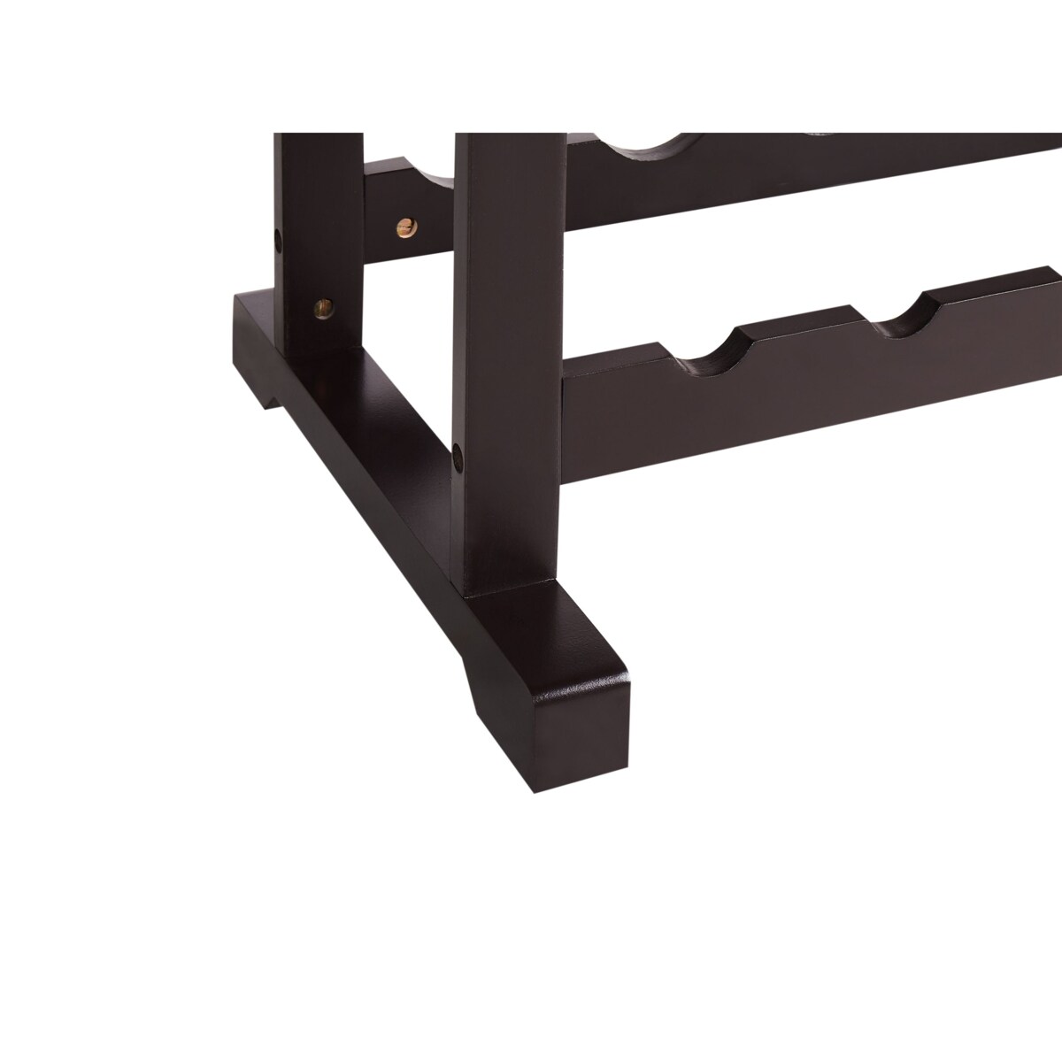 Stojak na wino ROWLEY 91 cm Ciemnobrązowy