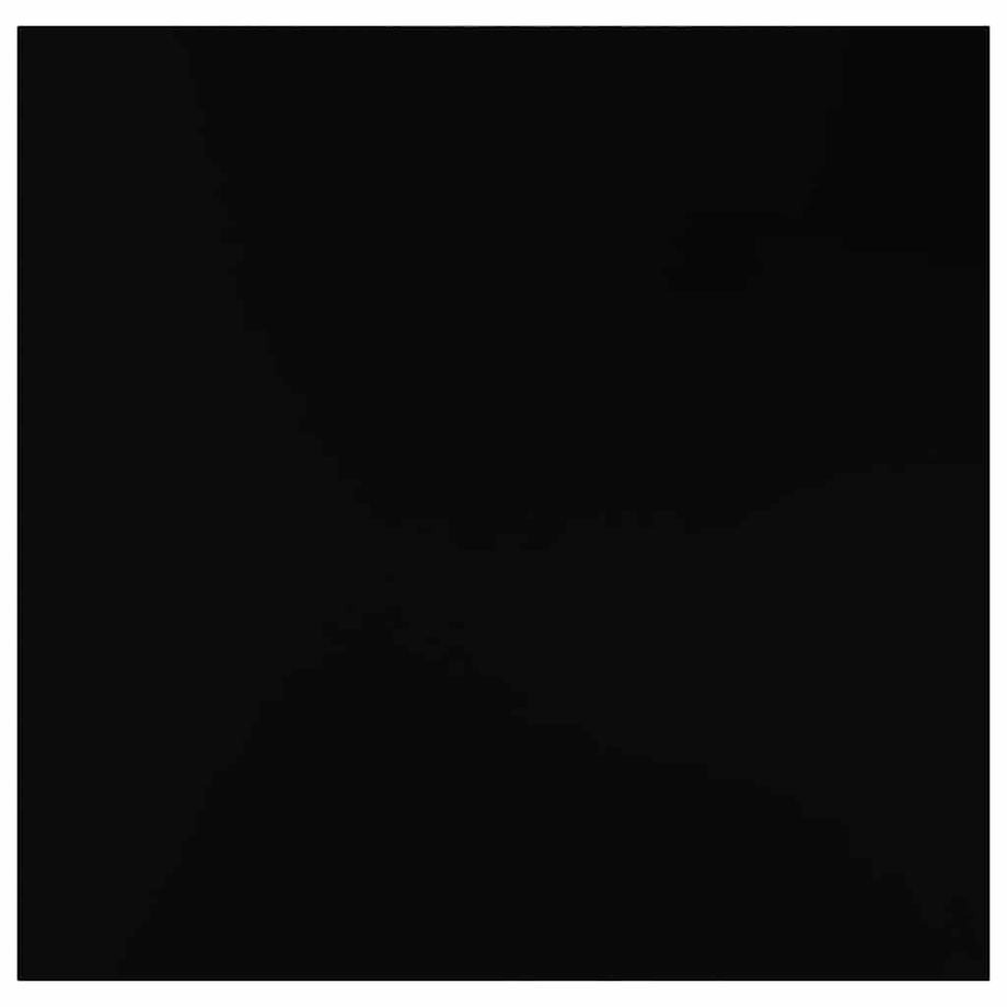 vidaXL Półka ścienna, czarna, wysoki połysk, 23x23,5x3,8 cm, MDF