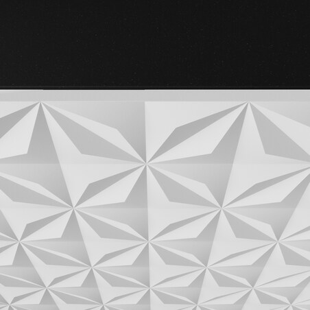 Szafka RTV ALI 200 cm, wisząca,z ozdobnymi frontami do salonu- frot biały