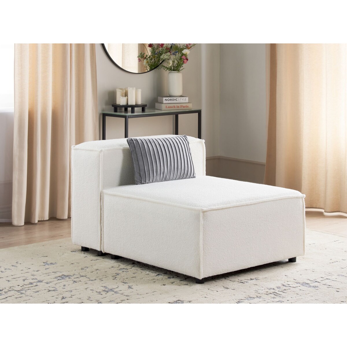 Moduł 1-osobowy ARDAL Boucle Biały