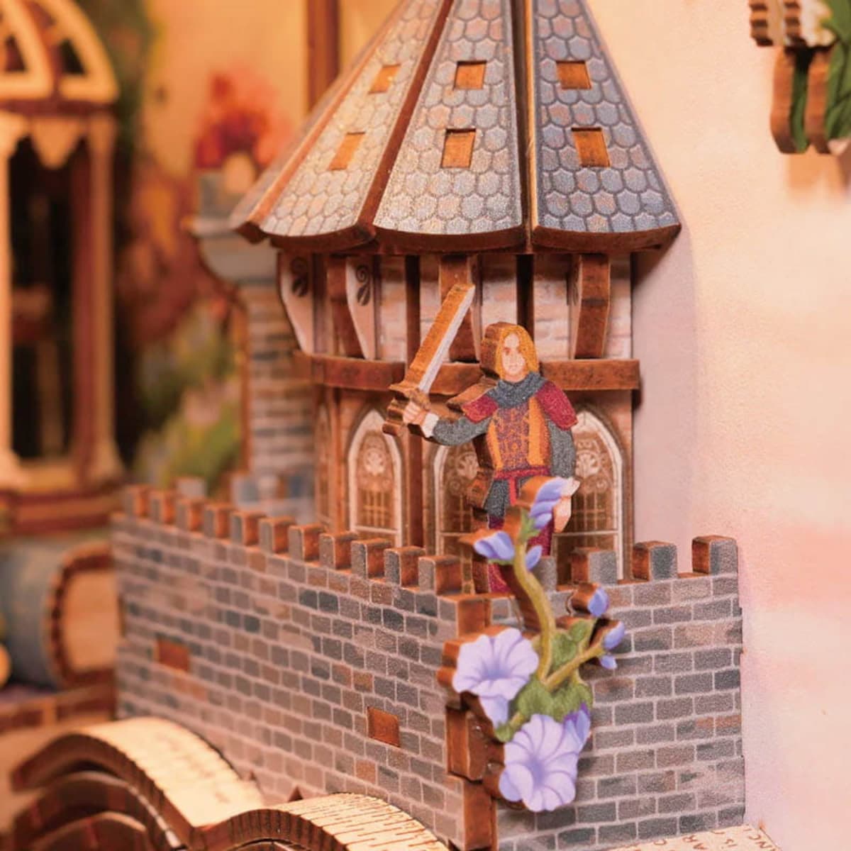 Miniaturowy domek Book Nook - Romeo i Julia - miłość świata - Tonecheer