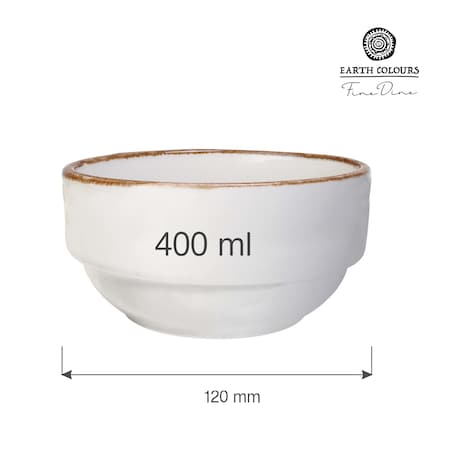 Miska sztaplowana Vanilla 120 mm, 400 ml