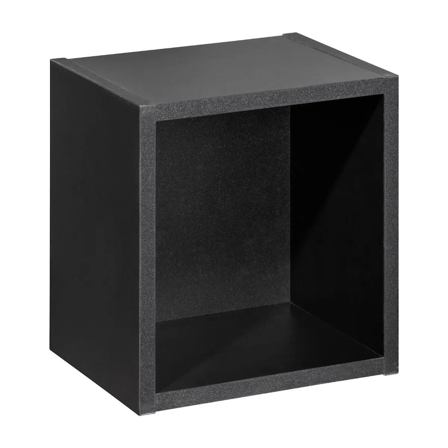 Półka wisząca NOVA BLACK 83-27-Q 27x25cm czarna