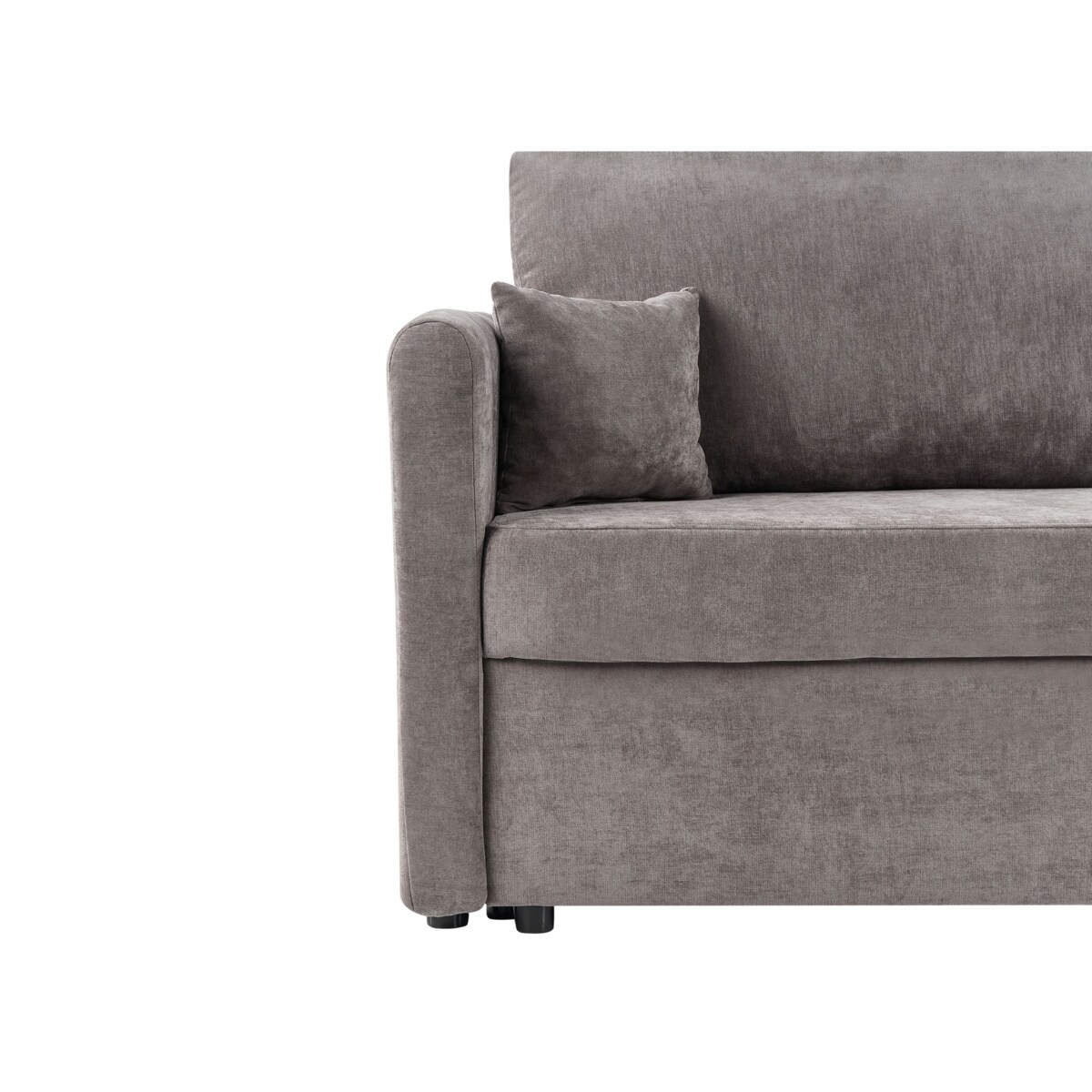 Sofa rozkładana BLEIK Beżowoszary Z miejscem do przechowywania